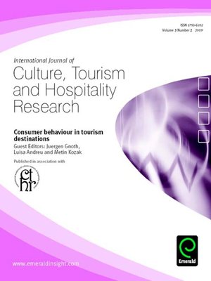 cover image of International Journal of Culture, Tourism and Hospitality Research, Volume 3, Issue 2